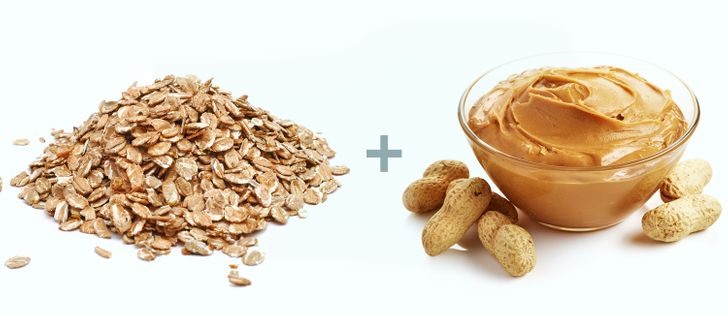 Yến mạch granola với bơ đậu phộng