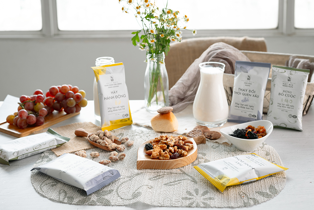 Các loại hạt bao gồm nhiều protein và chất béo