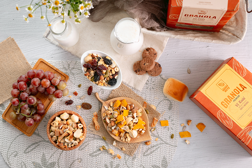 Nên dùng thay phiên các loại hạt cho đầy đủ dưỡng chất