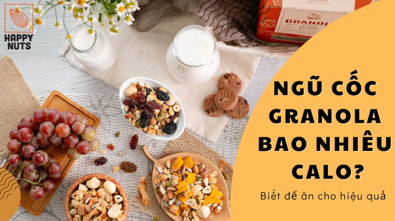 Ngũ cốc Granola bao nhiêu calo (Chi tiết nhất tháng 07/2024)
