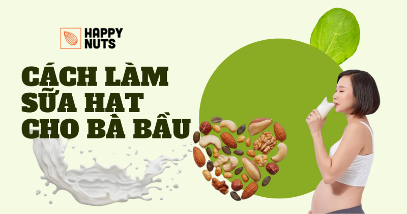9 cách làm sữa hạt cho bà bầu giàu dinh dưỡng mà không bị ngán