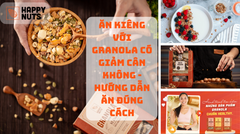 Ăn Kiêng Với Granola Có Giảm Cân? Hướng Dẫn Ăn Đúng Cách