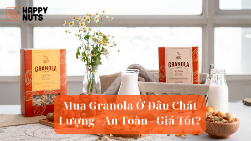 Mua Granola Ở Đâu Chất Lượng – An Toàn – Giá Tốt?
