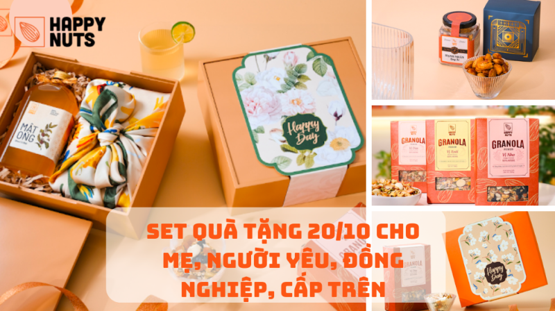 Set Quà Tặng 20/10 Cho Mẹ, Người Yêu, Đồng Nghiệp, Cấp Trên