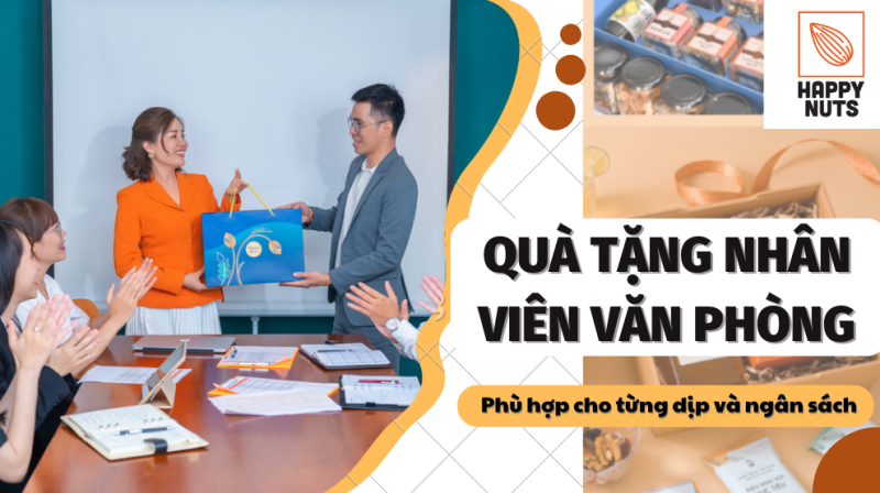Quà tặng nhân viên văn phòng dịp Lễ, Tết (Phù hợp ngân sách)