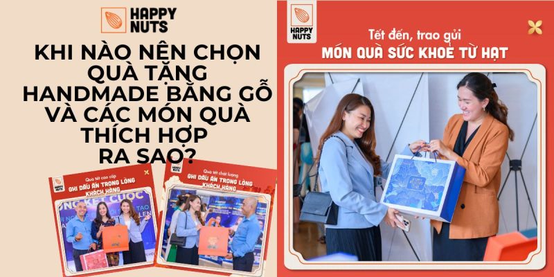Quà tặng handmade bằng gỗ: Khi nào nên chọn cho phù hợp