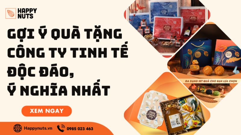 Gợi ý Quà tặng Công ty tinh tế, độc đáo và ý nghĩa nhất 2024