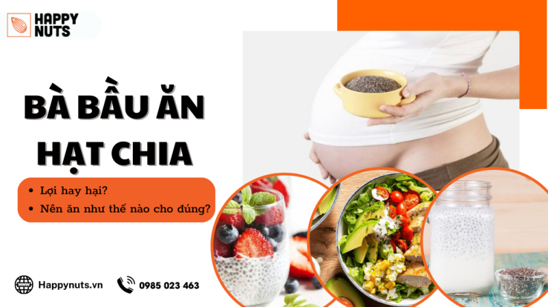 Bà bầu ăn hạt Chia: Lợi hay hại? Nên ăn như thế nào cho đúng?