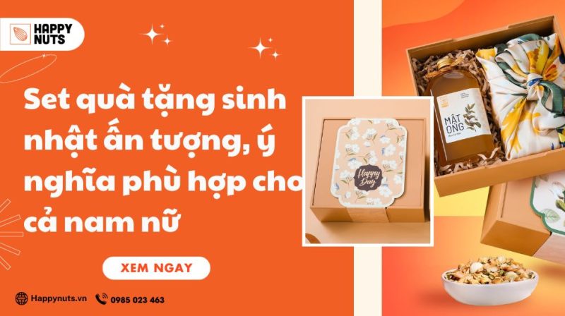 Set quà tặng sinh nhật ấn tượng, ý nghĩa phù hợp cho cả nam nữ