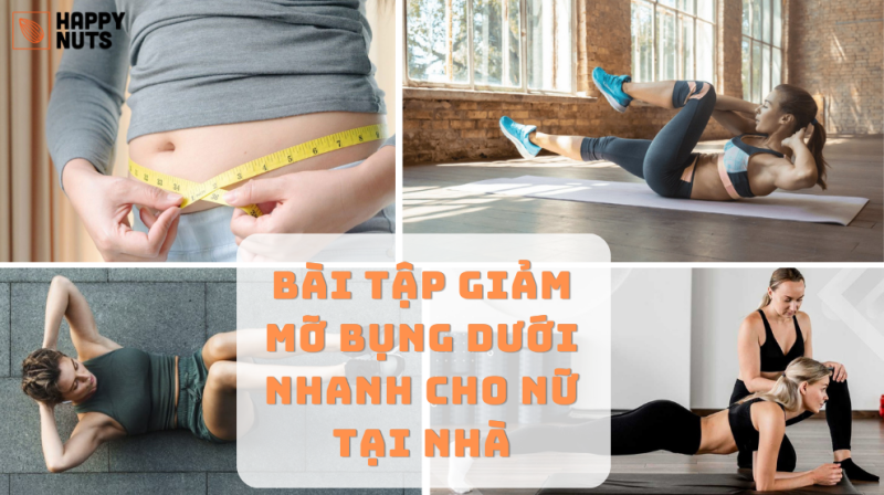 Tổng hợp 10 bài tập giảm mỡ bụng dưới nhanh cho nữ tại nhà