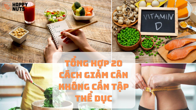 20 cách giảm cân tại nhà hiệu quả (Không cần tập thể dục)