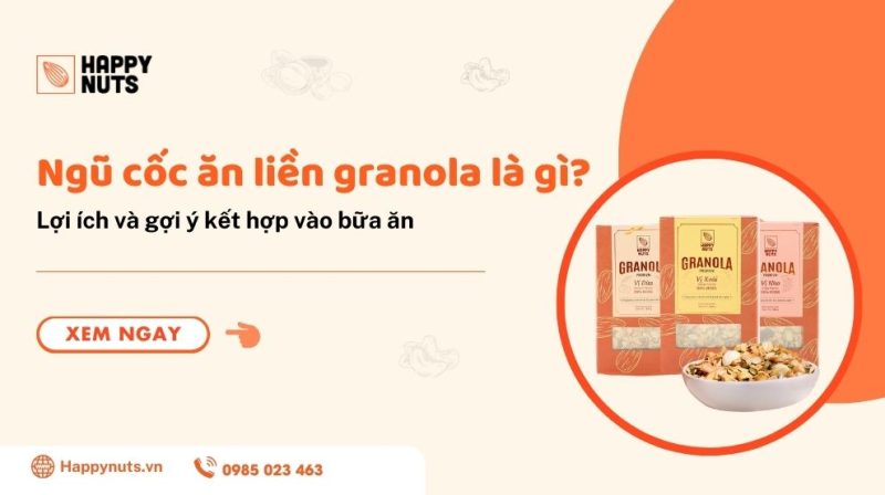 Ngũ cốc ăn liền Granola: Lợi ích và gợi ý kết hợp vào bữa ăn