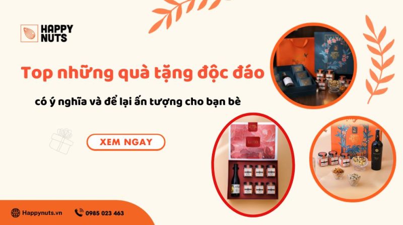 Top những quà tặng độc đáo có ý nghĩa và để lại ấn tượng