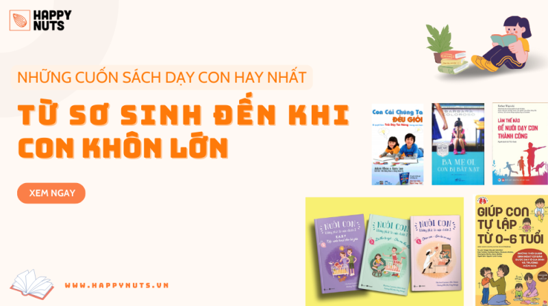 Những cuốn sách dạy con hay nhất từ sơ sinh đến khi khôn lớn